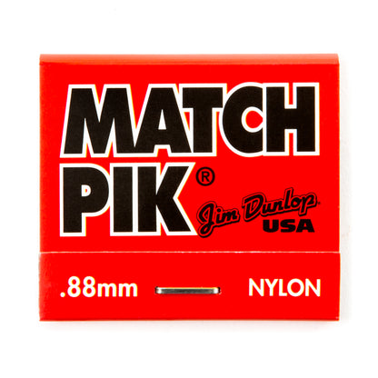 Jim Dunlop DUNLOP MATCH PIK .88mm NYLON GUITAR PICK PLAYER'S PACK 12-PACKS - 72 PICKS - 448R088