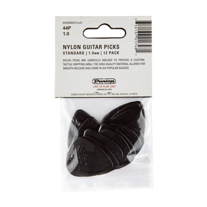Jim Dunlop DUNLOP NYLON 1.0mm STANDARD GUITAR PICK PLAYER'S PACK 12-PACK - 44P100