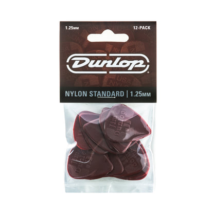 Jim Dunlop DUNLOP NYLON 1.25mm STANDARD GUITAR PICK PLAYER'S PACK 12-PACK - 44P125
