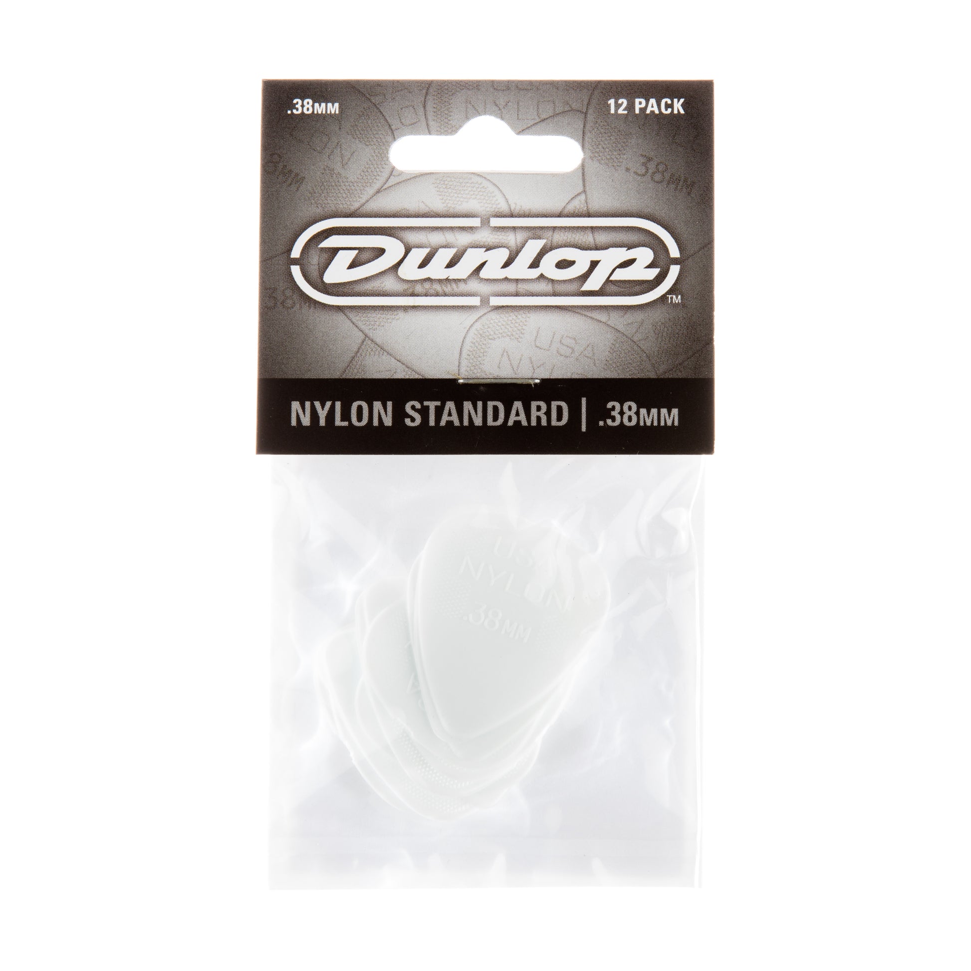 Jim Dunlop DUNLOP NYLON .38mm STANDARD GUITAR PICK PLAYER'S PACK 12-PACK - 44P038