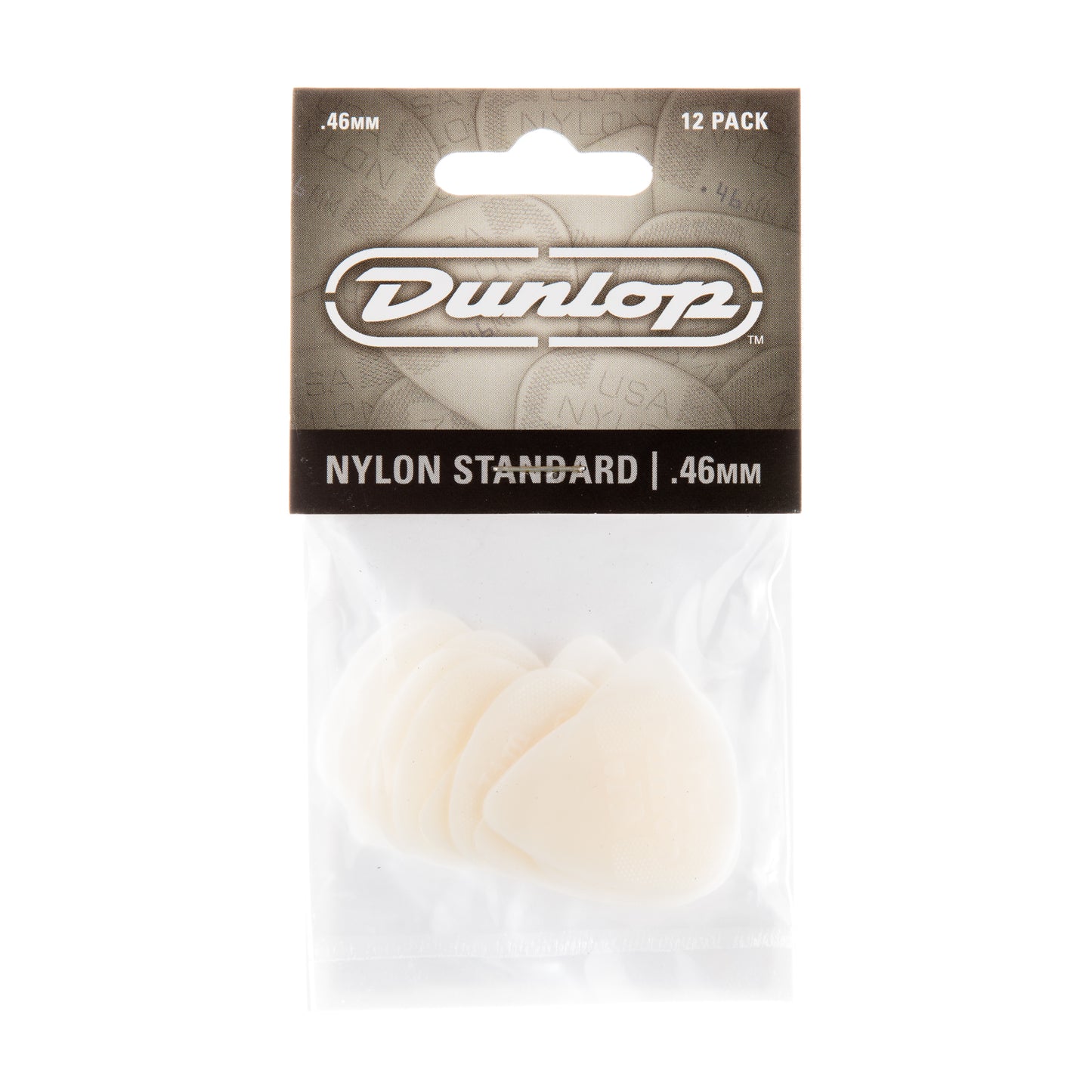 Jim Dunlop DUNLOP NYLON .46mm STANDARD GUITAR PICK PLAYER'S PACK 12-PACK - 44P046