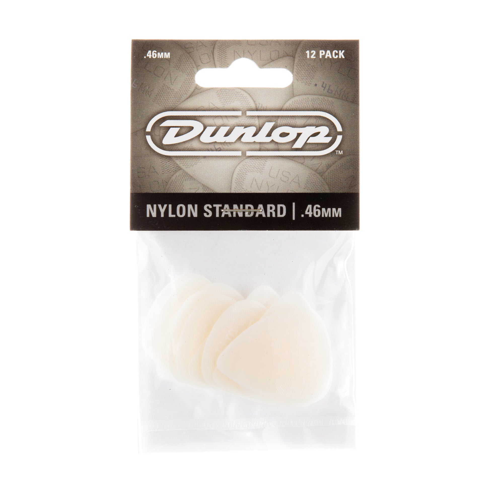 Jim Dunlop DUNLOP NYLON .46mm STANDARD GUITAR PICK PLAYER'S PACK 12-PACK - 44P046
