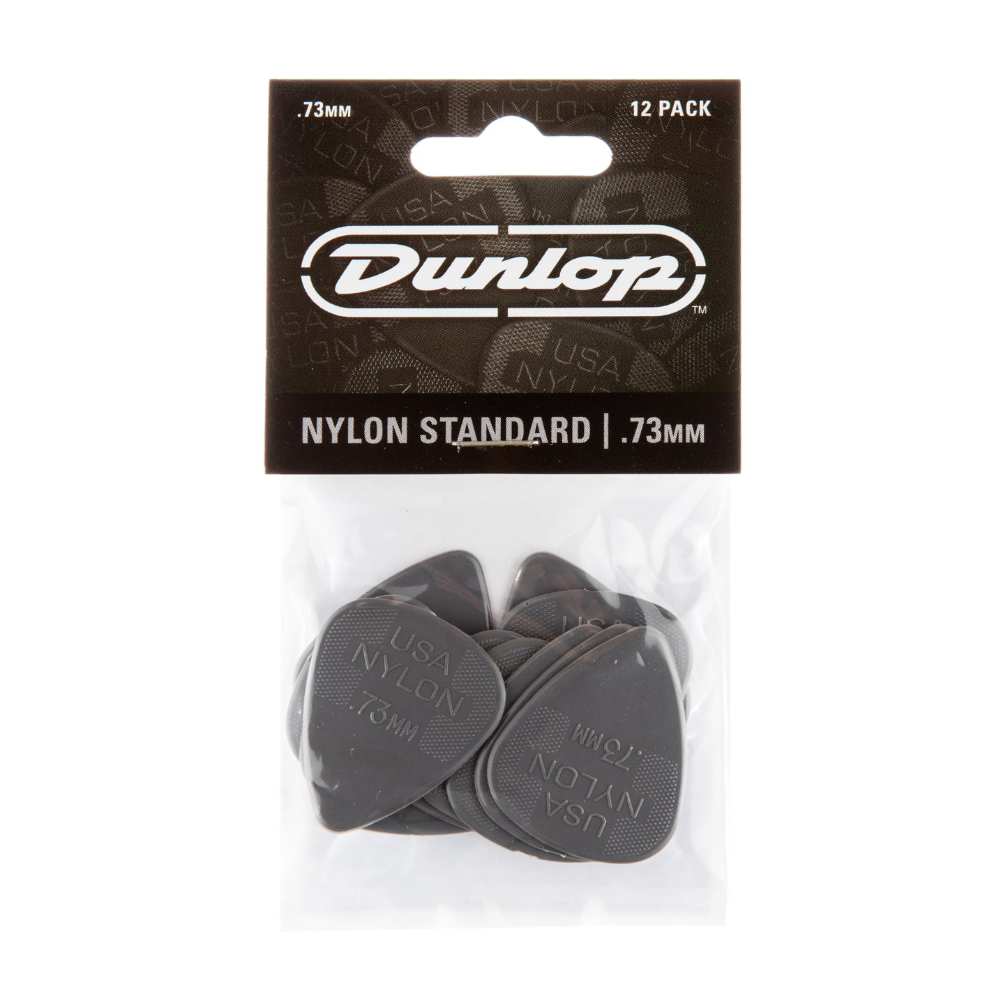 Jim Dunlop DUNLOP NYLON .73mm STANDARD GUITAR PICK PLAYER'S PACK 12-PACK - 44P073