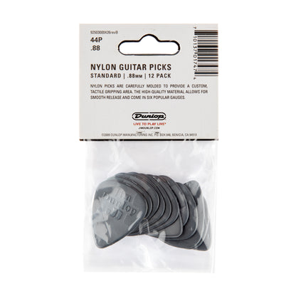 Jim Dunlop DUNLOP NYLON .88mm STANDARD GUITAR PICK PLAYER'S PACK 12-PACK - 44P088