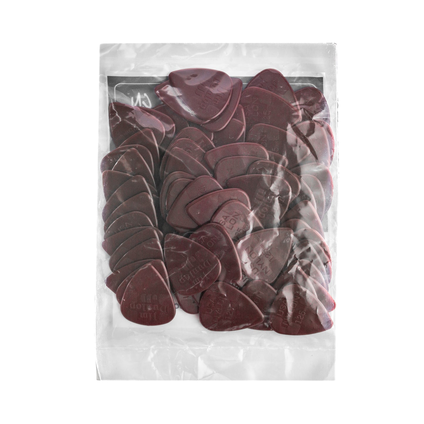 Jim Dunlop DUNLOP NYLON 1.25mm STANDARD GUITAR PICK REFILL BAG 72-PACK - 44R125