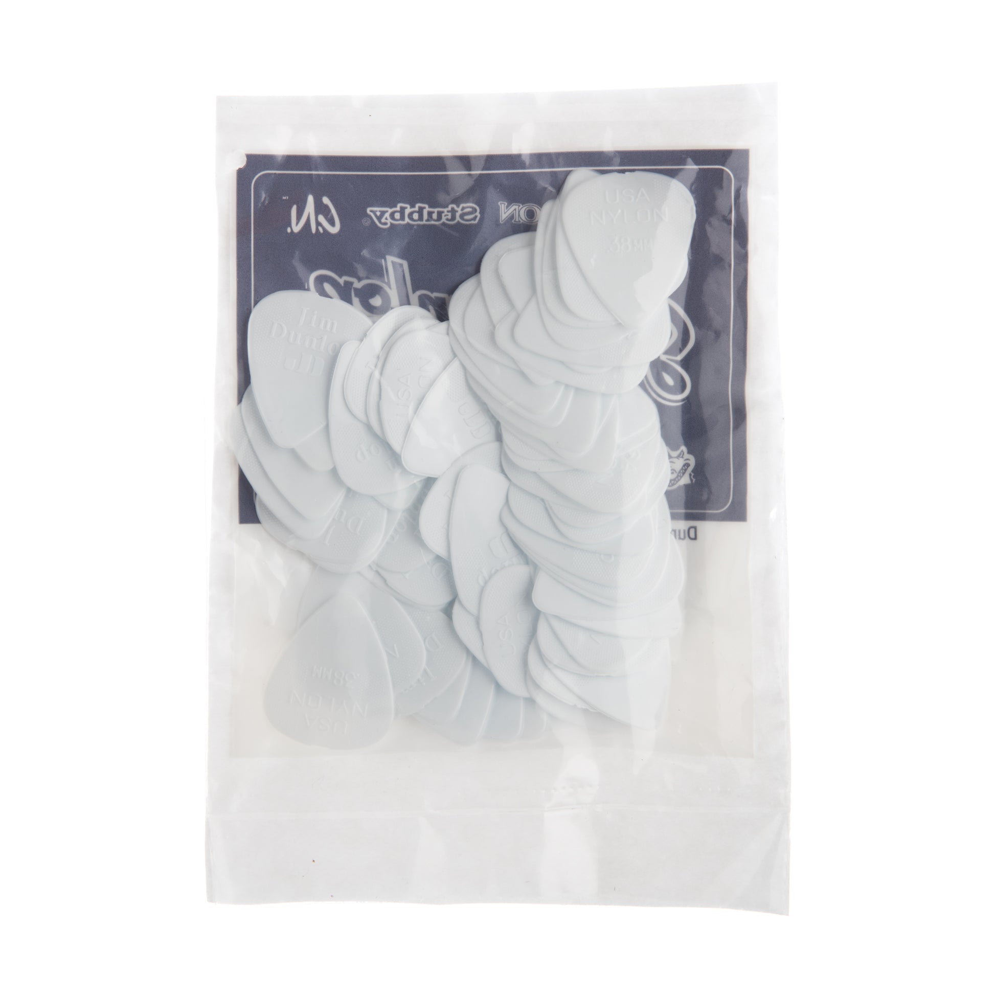 Jim Dunlop DUNLOP NYLON .38mm STANDARD GUITAR PICK REFILL BAG 72-PACK - 44R038