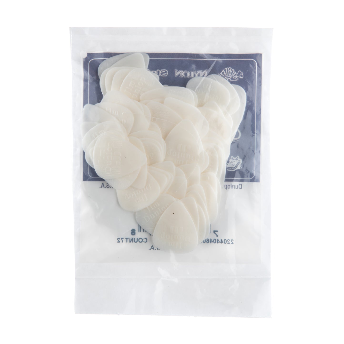 Jim Dunlop DUNLOP NYLON .46mm STANDARD GUITAR PICK REFILL BAG 72-PACK - 44R046