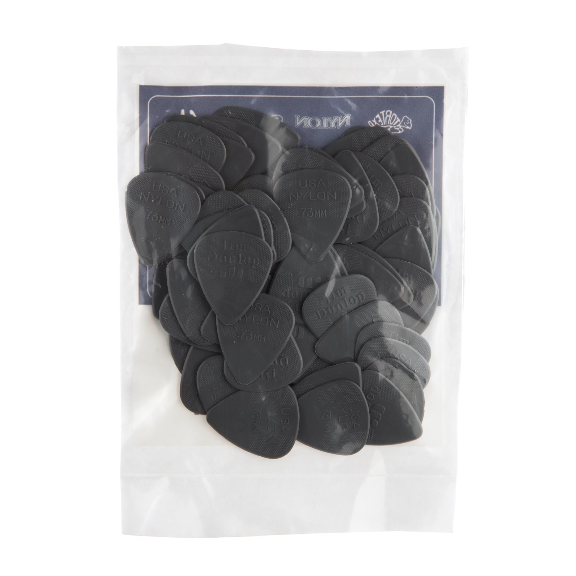 Jim Dunlop DUNLOP NYLON .73mm STANDARD GUITAR PICK REFILL BAG 72-PACK - 44R073