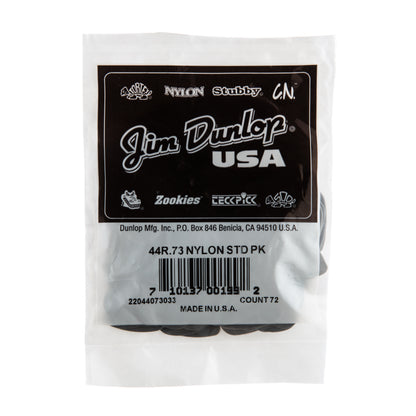 Jim Dunlop DUNLOP NYLON .73mm STANDARD GUITAR PICK REFILL BAG 72-PACK - 44R073