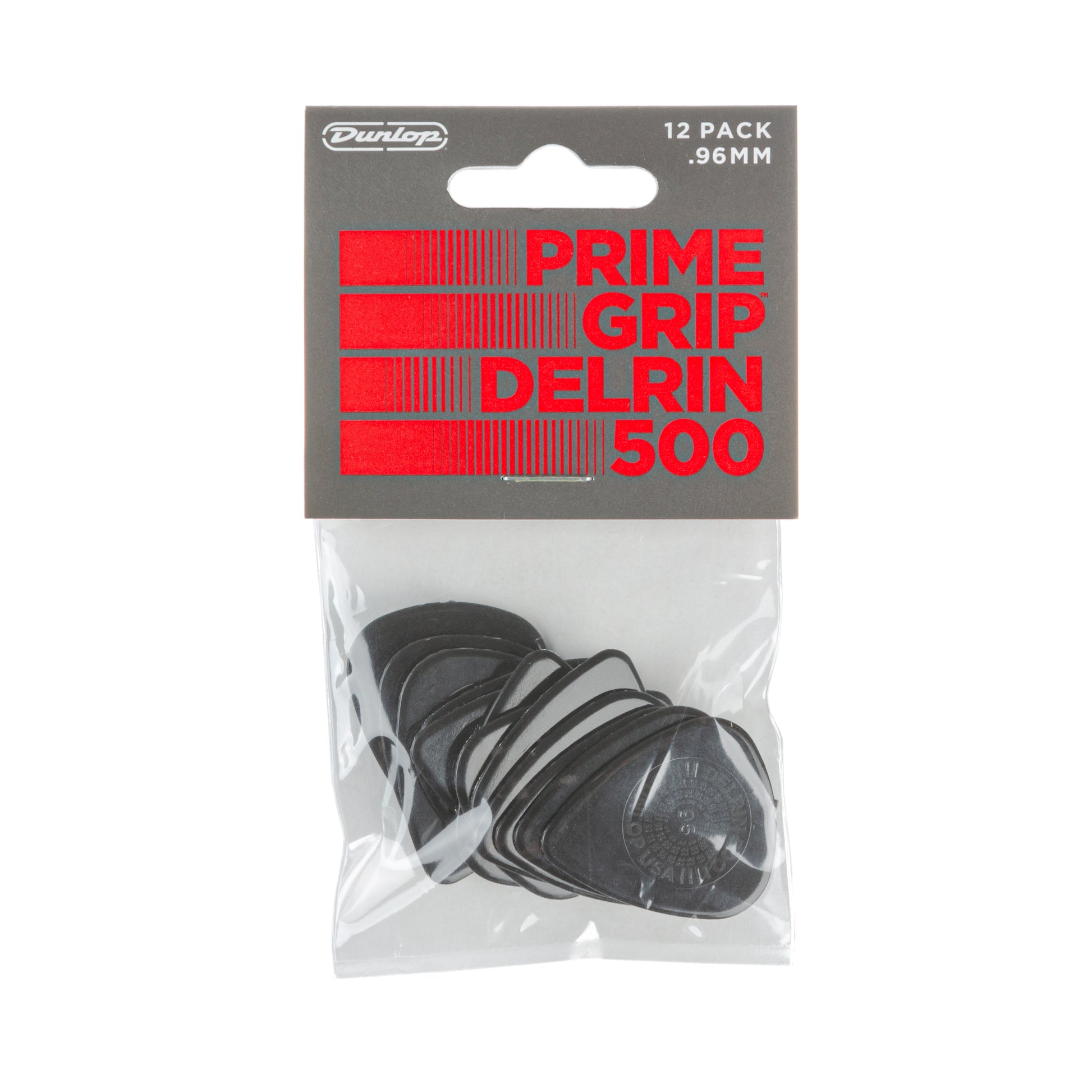 Jim Dunlop DUNLOP PRIMEGRIP .96mm DELRIN 500 GUITAR PICK PLAYER'S PACK 12-PACK - 450P096