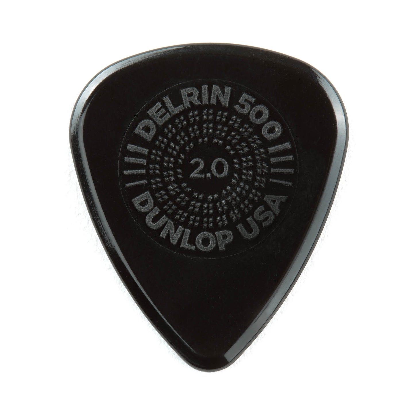 Jim Dunlop DUNLOP PRIMEGRIP 2.0mm DELRIN 500 GUITAR PICK PLAYER'S PACK 12-PACK - 450P200