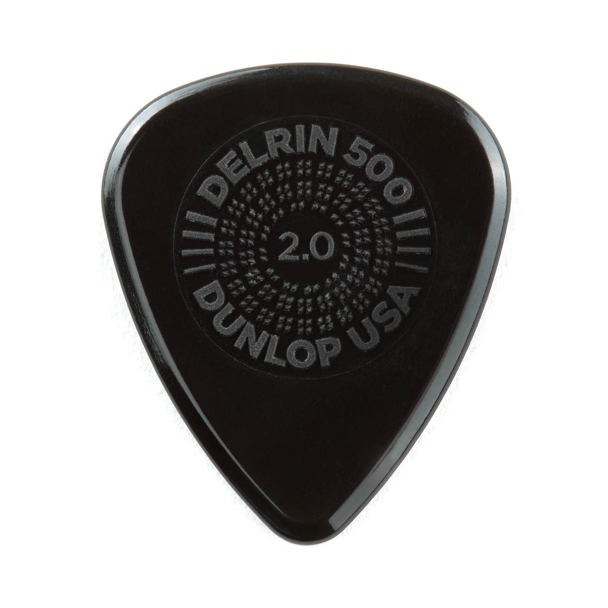 Jim Dunlop DUNLOP PRIMEGRIP 2.0mm DELRIN 500 GUITAR PICK PLAYER'S PACK 12-PACK - 450P200