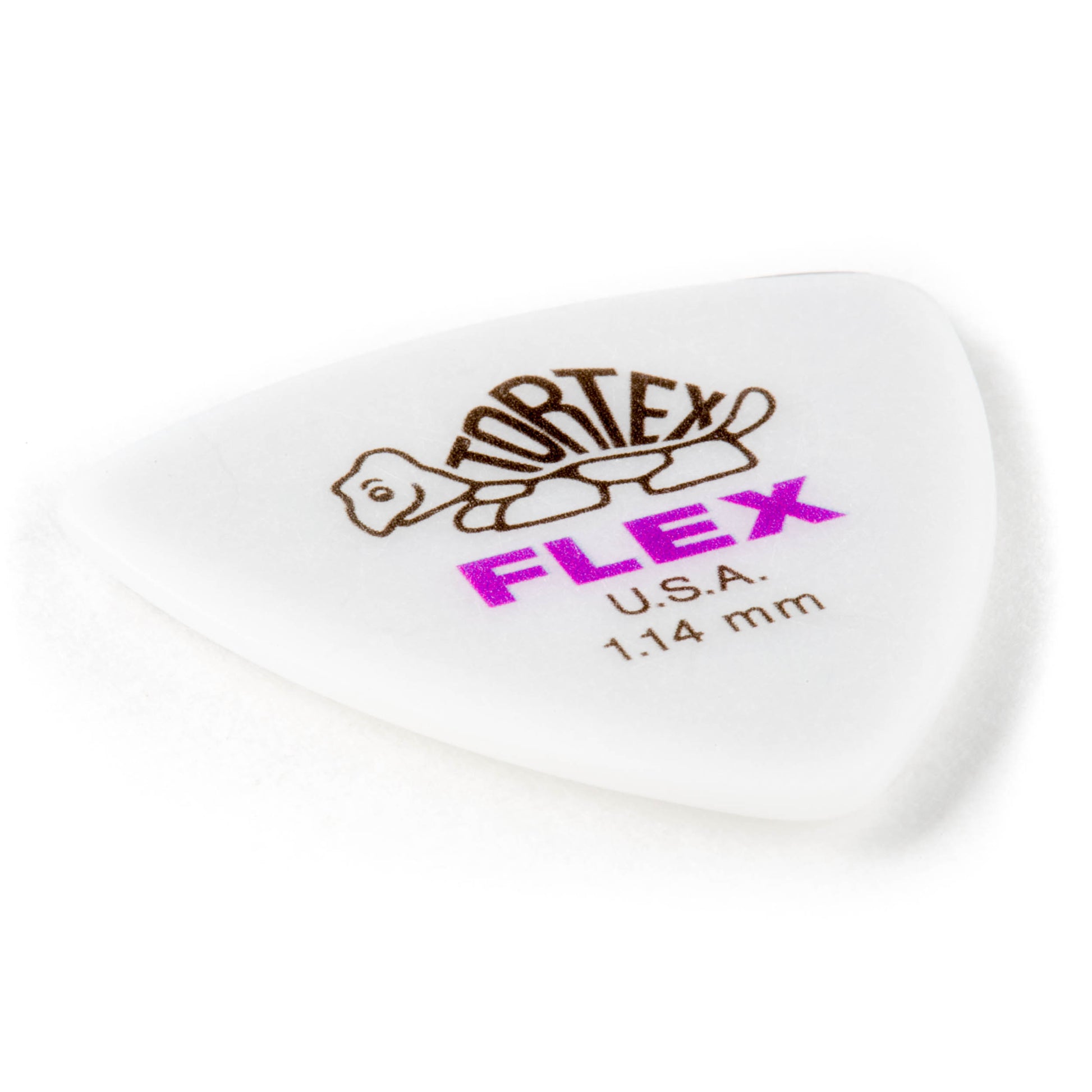 Jim Dunlop DUNLOP TORTEX FLEX 1.14mm TRIANGLE GUITAR PICK PLAYER'S PACK 06-PACK - 456P114