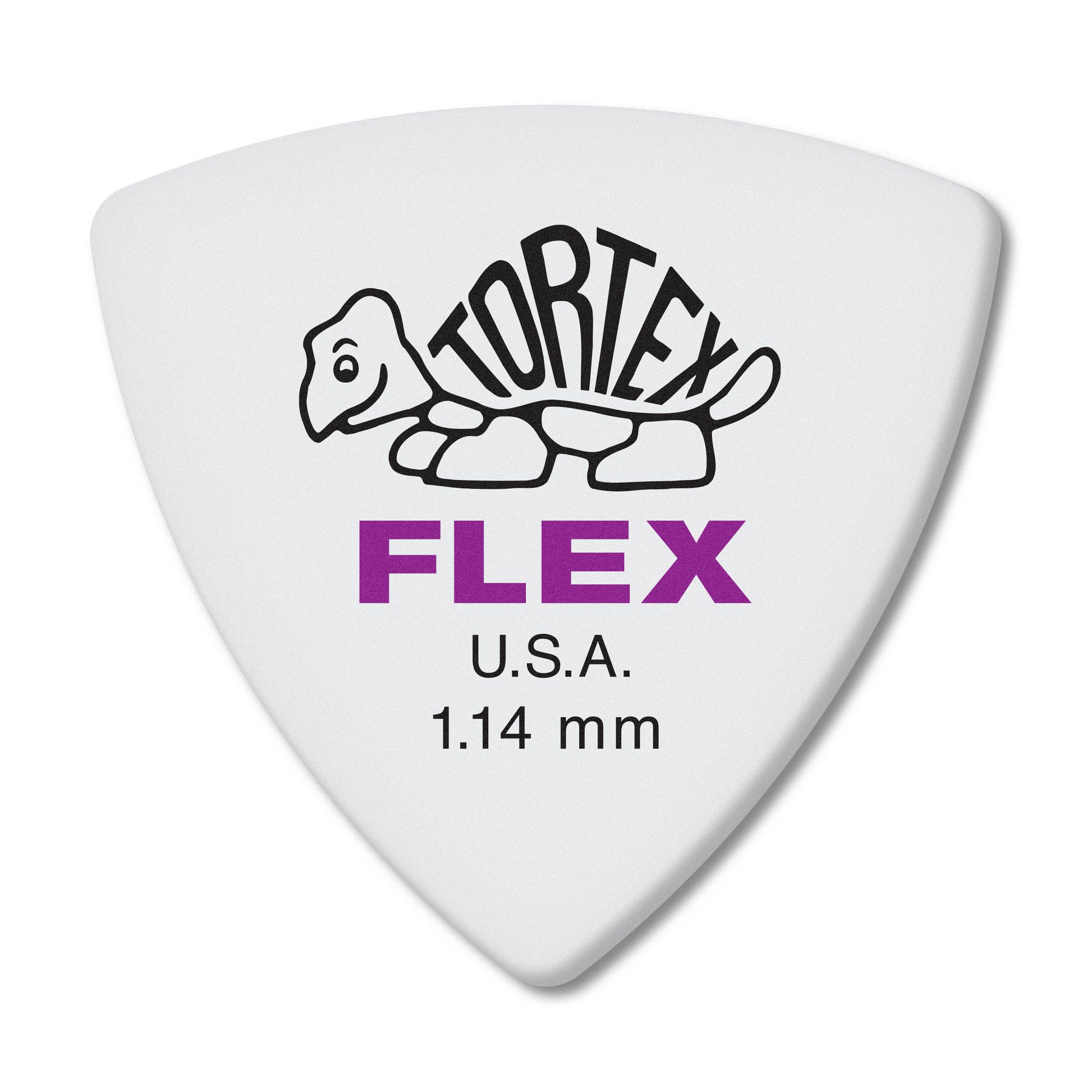 Jim Dunlop DUNLOP TORTEX FLEX 1.14mm TRIANGLE GUITAR PICK PLAYER'S PACK 06-PACK - 456P114