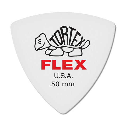 Jim Dunlop DUNLOP TORTEX FLEX .50mm TRIANGLE GUITAR PICK PLAYER'S PACK 06-PACK - 456P050