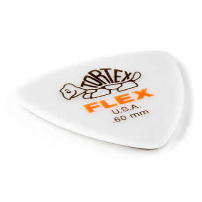 Jim Dunlop DUNLOP TORTEX FLEX .60mm TRIANGLE GUITAR PICK PLAYER'S PACK 06-PACK - 456P060