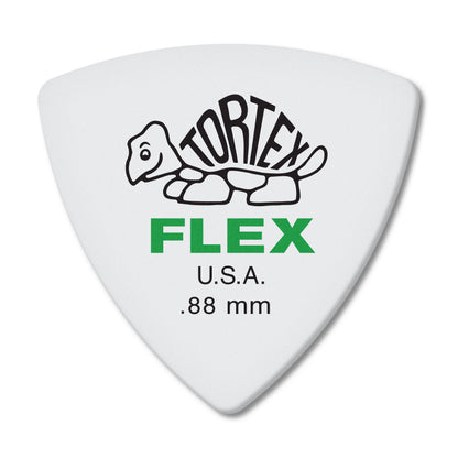 Jim Dunlop DUNLOP TORTEX FLEX .88mm TRIANGLE GUITAR PICK PLAYER'S PACK 06-PACK - 456P088