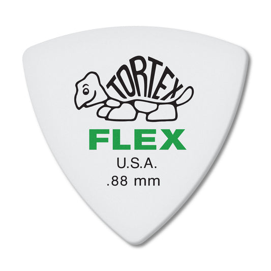Jim Dunlop DUNLOP TORTEX FLEX .88mm TRIANGLE GUITAR PICK PLAYER'S PACK 06-PACK - 456P088