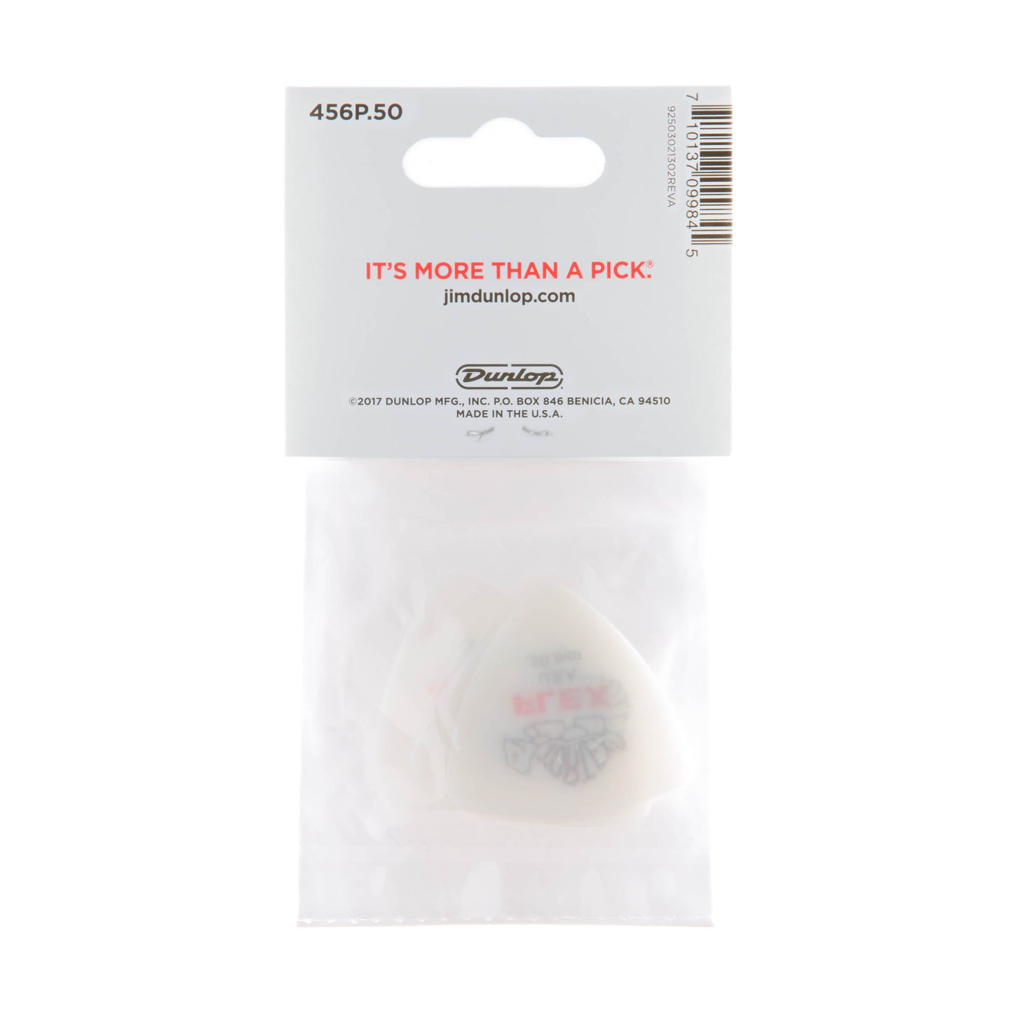 Jim Dunlop DUNLOP TORTEX FLEX .50mm TRIANGLE GUITAR PICK PLAYER'S PACK 06-PACK - 456P050