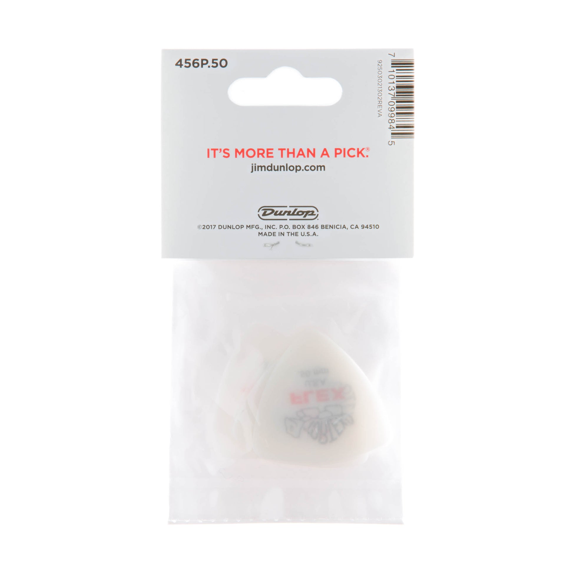 Jim Dunlop DUNLOP TORTEX FLEX .50mm TRIANGLE GUITAR PICK PLAYER'S PACK 06-PACK - 456P050