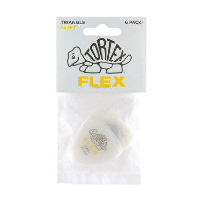Jim Dunlop DUNLOP TORTEX FLEX .73mm TRIANGLE GUITAR PICK PLAYER'S PACK 06-PACK - 456P073