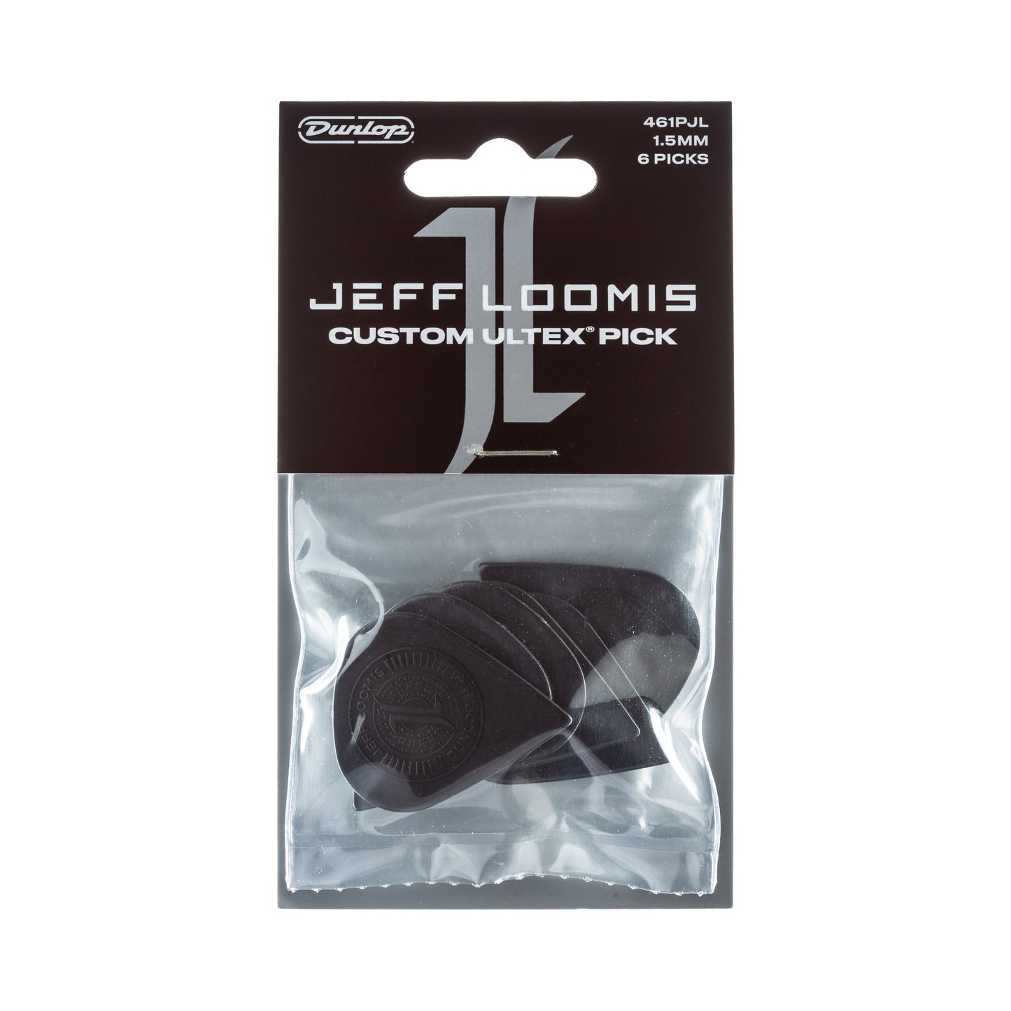 Jim Dunlop DUNLOP JEFF LOOMIS 1.5mm CUSTOM ULTEX SHARP GUITAR PICK PLAYER'S PACK 06-PACK - 461PJL