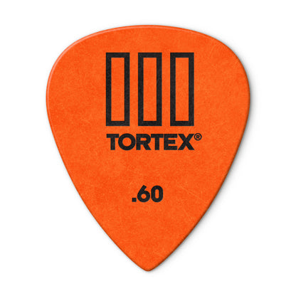 Jim Dunlop DUNLOP TORTEX .60mm TIII GUITAR PICK PLAYER'S PACK 12-PACK - 462P060