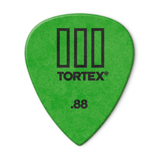 Jim Dunlop DUNLOP TORTEX .88mm TIII GUITAR PICK PLAYER'S PACK 12-PACK - 462P088