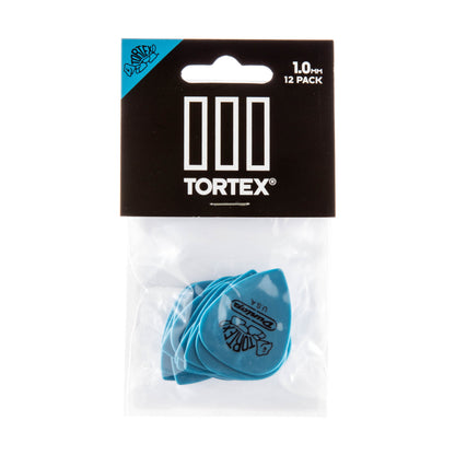 Jim Dunlop DUNLOP TORTEX 1.0mm TIII GUITAR PICK PLAYER'S PACK 12-PACK - 462P100