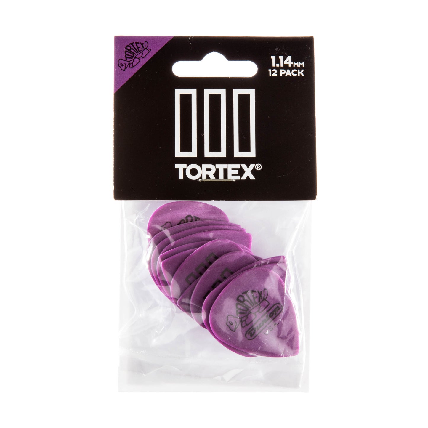 Jim Dunlop DUNLOP TORTEX 1.14mm TIII GUITAR PICK PLAYER'S PACK 12-PACK - 462P114