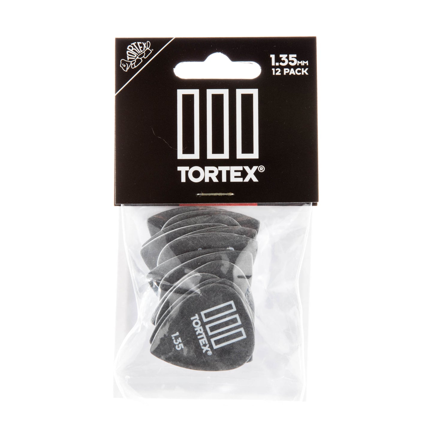 Jim Dunlop DUNLOP TORTEX 1.35mm TIII GUITAR PICK PLAYER'S PACK 12-PACK - 462P135