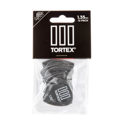 Jim Dunlop DUNLOP TORTEX 1.35mm TIII GUITAR PICK PLAYER'S PACK 12-PACK - 462P135