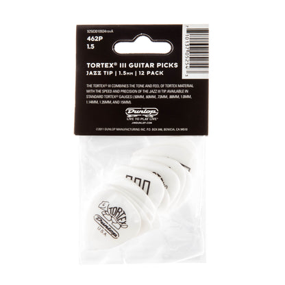 Jim Dunlop DUNLOP TORTEX 1.5mm TIII GUITAR PICK PLAYER'S PACK 12-PACK - 462P150