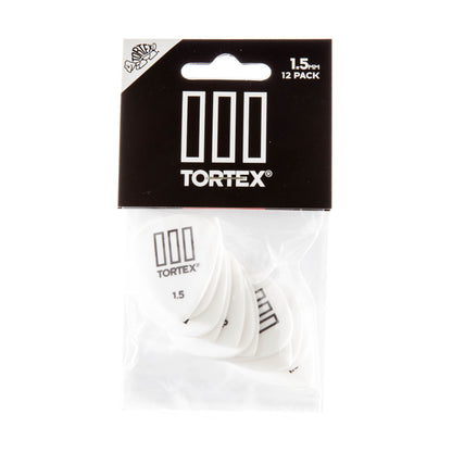 Jim Dunlop DUNLOP TORTEX 1.5mm TIII GUITAR PICK PLAYER'S PACK 12-PACK - 462P150