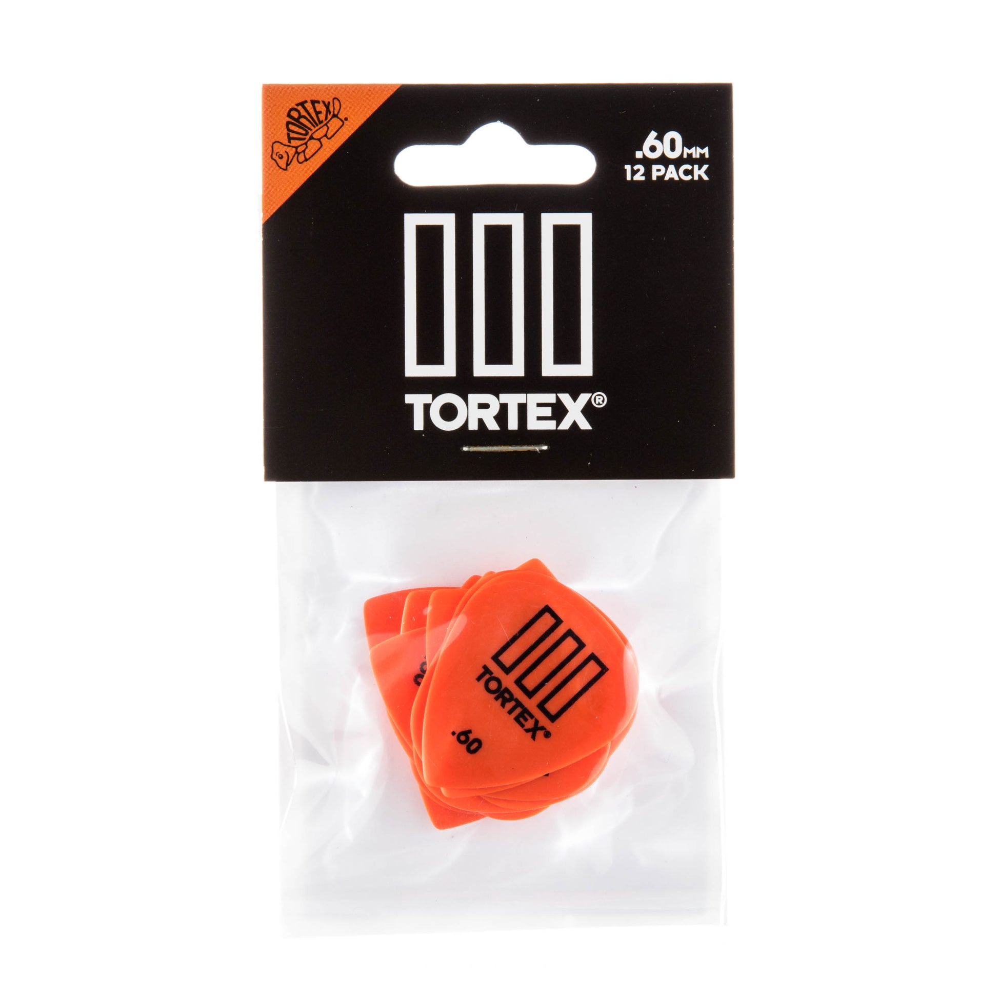 Jim Dunlop DUNLOP TORTEX .60mm TIII GUITAR PICK PLAYER'S PACK 12-PACK - 462P060
