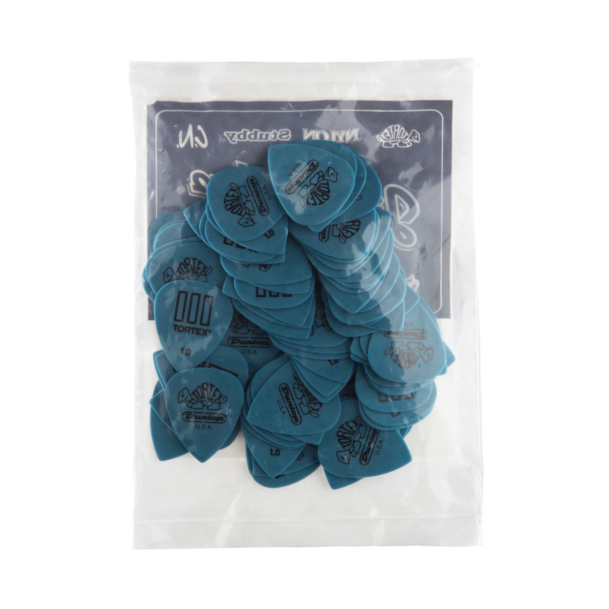 Jim Dunlop DUNLOP TORTEX 1.0mm TIII GUITAR PICK REFILL BAG 72-PACK - 462R100