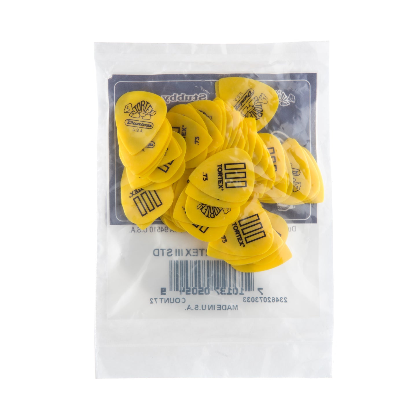 Jim Dunlop DUNLOP TORTEX .73mm TIII GUITAR PICK REFILL BAG 72-PACK - 462R073