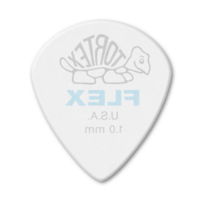 Jim Dunlop DUNLOP TORTEX FLEX 1.0mm JAZZ III XL GUITAR PICK PLAYER'S PACK 12 -PACK - 466P100