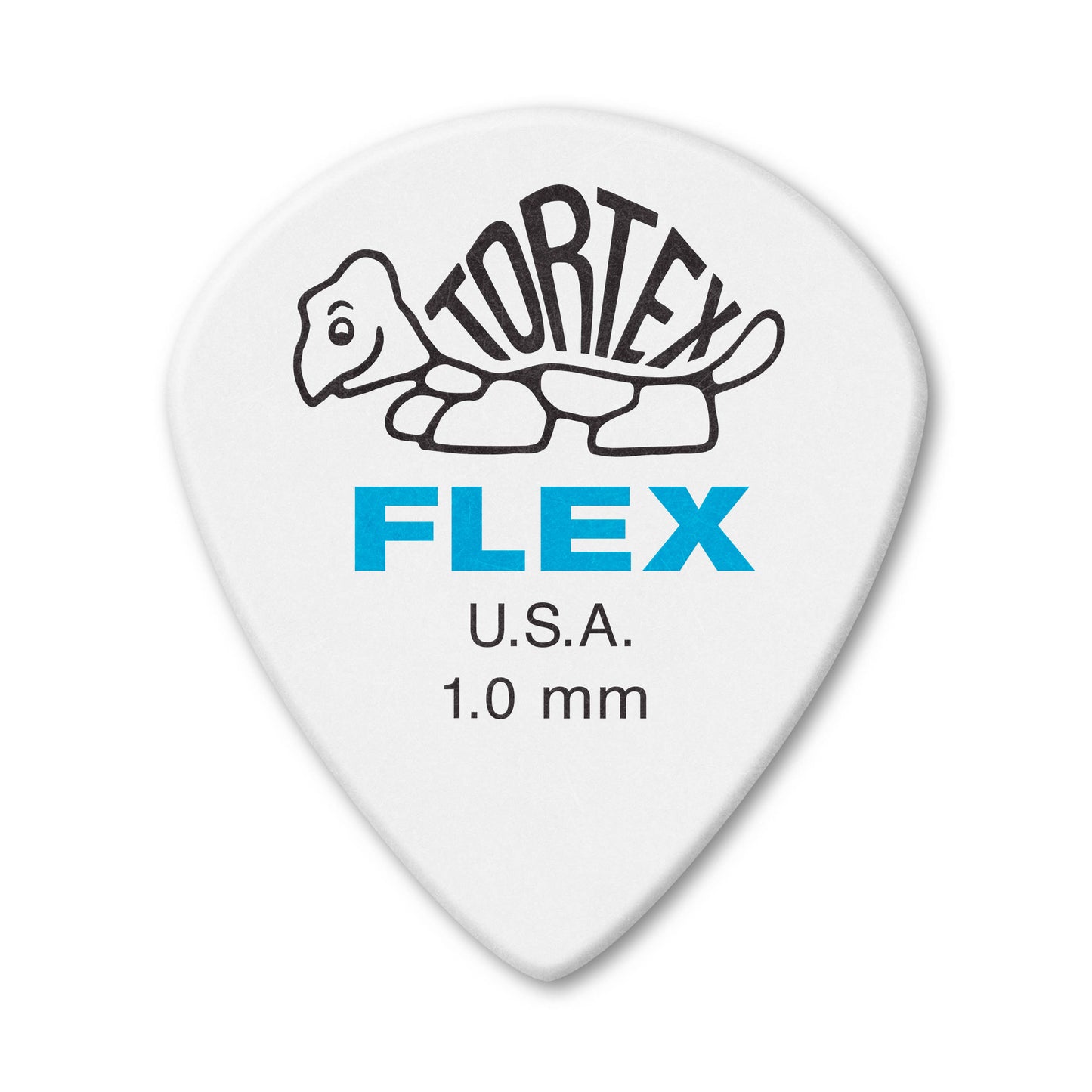 Jim Dunlop DUNLOP TORTEX FLEX 1.0mm JAZZ III XL GUITAR PICK PLAYER'S PACK 12 -PACK - 466P100