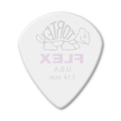Jim Dunlop DUNLOP TORTEX FLEX 1.14mm JAZZ III XL GUITAR PICK PLAYER'S PACK 12 -PACK - 466P114