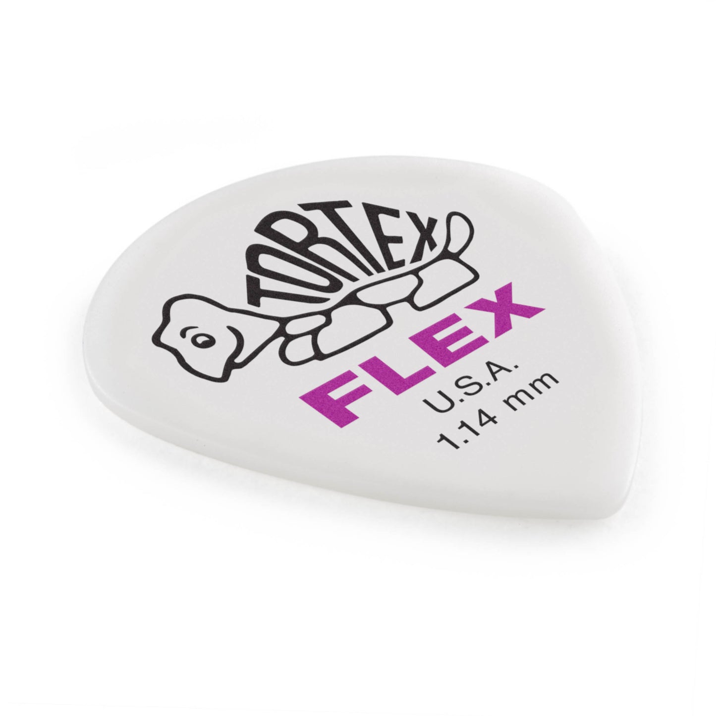 Jim Dunlop DUNLOP TORTEX FLEX 1.14mm JAZZ III XL GUITAR PICK PLAYER'S PACK 12 -PACK - 466P114