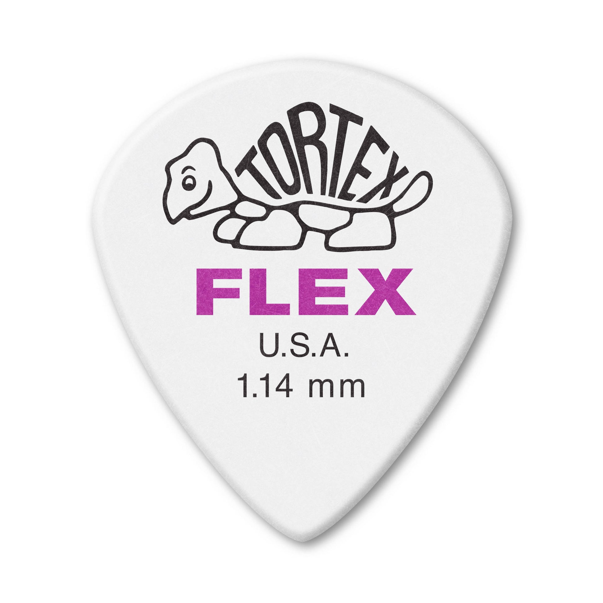 Jim Dunlop DUNLOP TORTEX FLEX 1.14mm JAZZ III XL GUITAR PICK PLAYER'S PACK 12 -PACK - 466P114