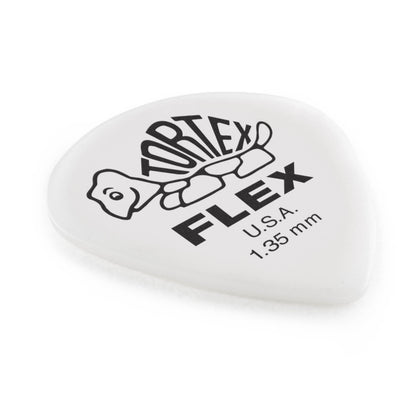 Jim Dunlop DUNLOP TORTEX FLEX 1.35mm JAZZ III XL GUITAR PICK PLAYER'S PACK 12 -PACK - 466P135