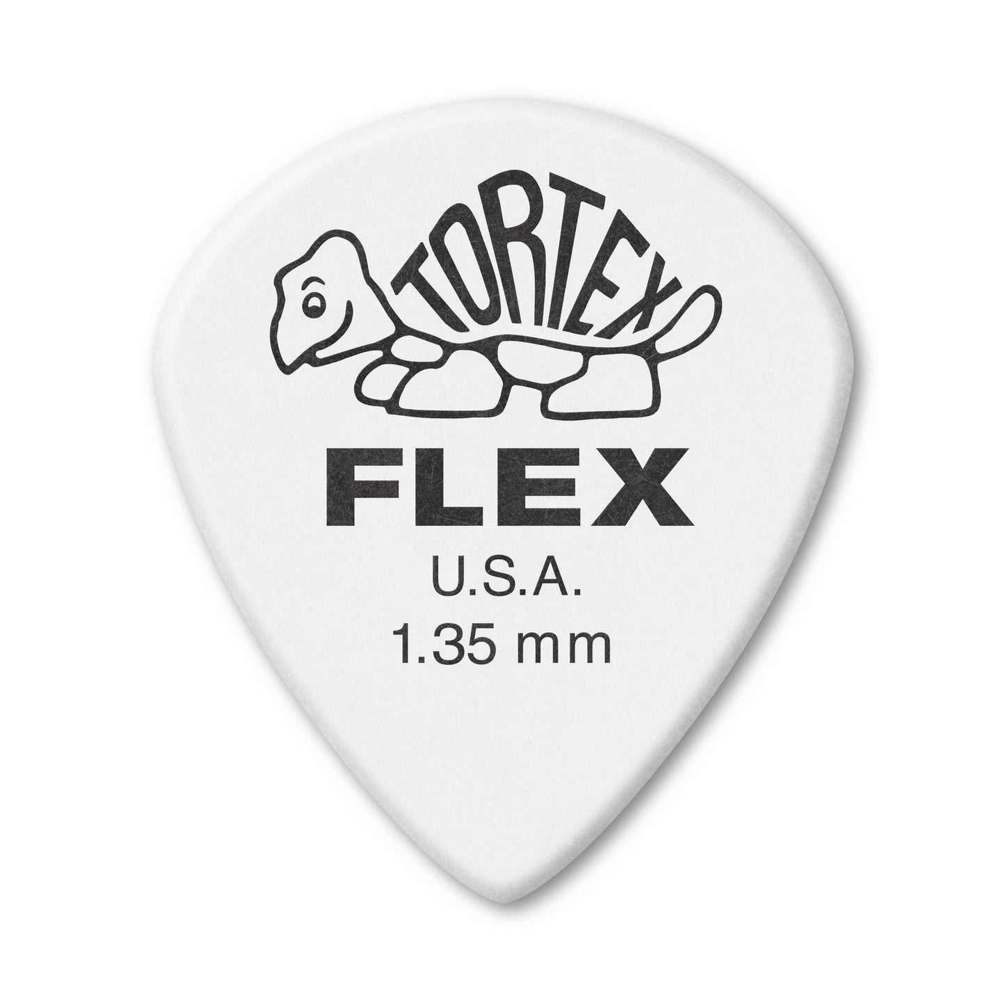 Jim Dunlop DUNLOP TORTEX FLEX 1.35mm JAZZ III XL GUITAR PICK PLAYER'S PACK 12 -PACK - 466P135