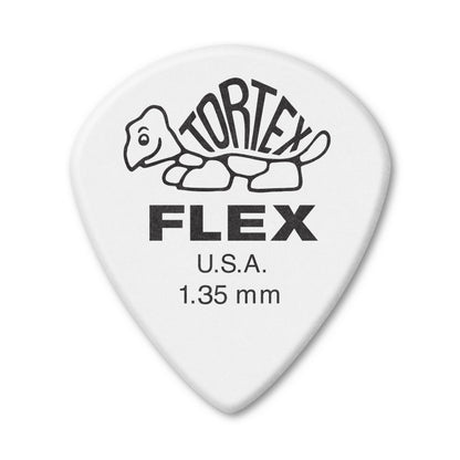 Jim Dunlop DUNLOP TORTEX FLEX 1.35mm JAZZ III XL GUITAR PICK PLAYER'S PACK 12 -PACK - 466P135