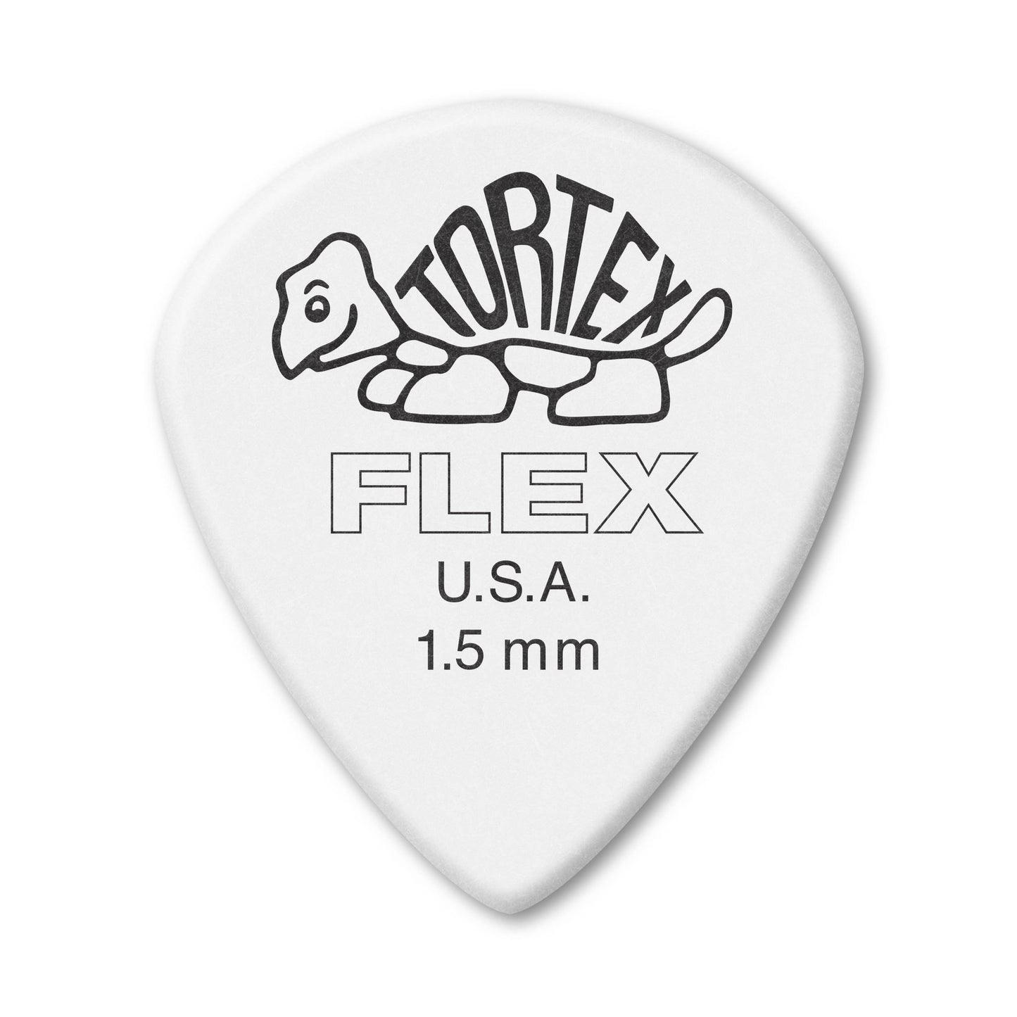Jim Dunlop DUNLOP TORTEX FLEX 1.50mm JAZZ III XL GUITAR PICK PLAYER'S PACK 12 -PACK - 466P150