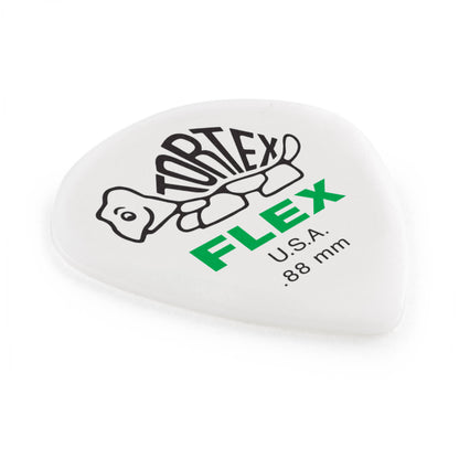 Jim Dunlop DUNLOP TORTEX FLEX .88mm JAZZ III XL GUITAR PICK PLAYER'S PACK 12 -PACK - 466P088