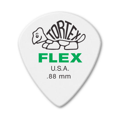 Jim Dunlop DUNLOP TORTEX FLEX .88mm JAZZ III XL GUITAR PICK PLAYER'S PACK 12 -PACK - 466P088