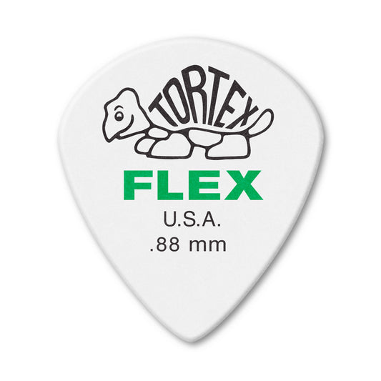 Jim Dunlop DUNLOP TORTEX FLEX .88mm JAZZ III XL GUITAR PICK PLAYER'S PACK 12 -PACK - 466P088