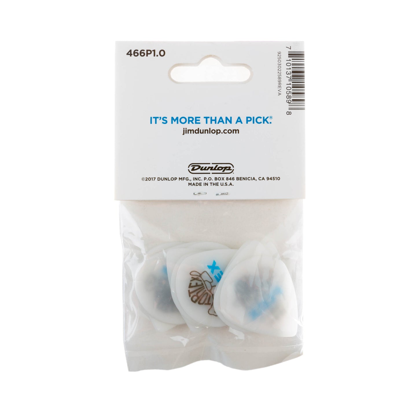 Jim Dunlop DUNLOP TORTEX FLEX 1.0mm JAZZ III XL GUITAR PICK PLAYER'S PACK 12 -PACK - 466P100
